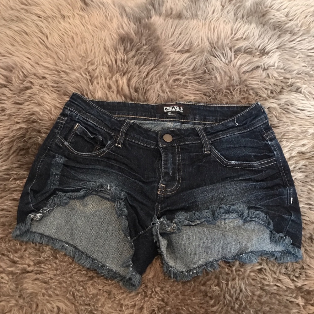 Denim shorts
